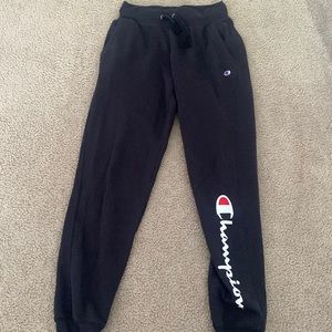 Black Champion Joggers